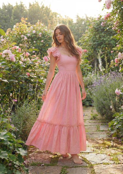 Brietta Dress - Rose