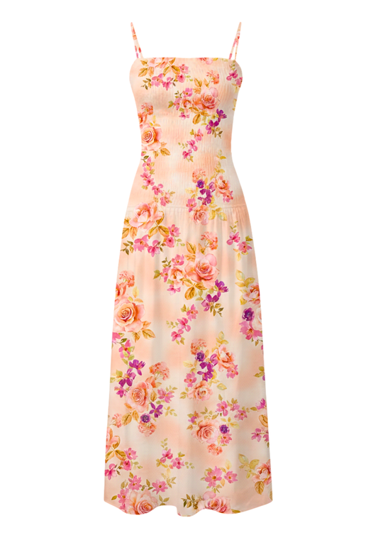 Olivia Maxi Dress - Sunset Orchard